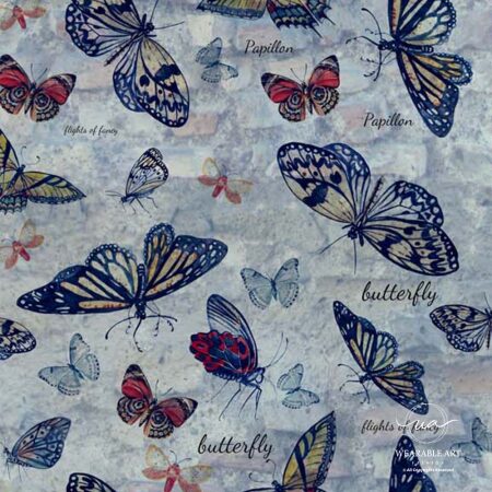 Flights Of Fancy Butterfly Macro Cotton Modal Scarf
