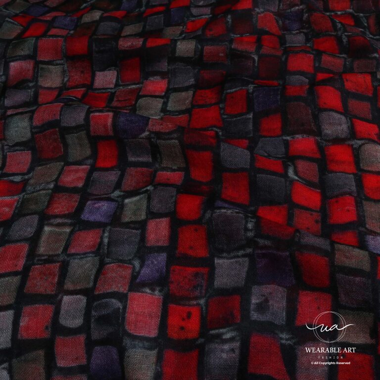 Italian Red Mosaic – Macro