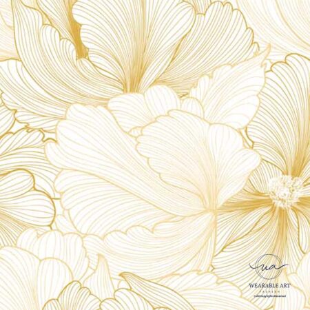 Japanese Lotus Flower Macro Cotton Modal Scarf