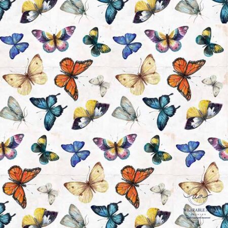 The Flight Of The Butterflies Macro Cotton Modal Scarf