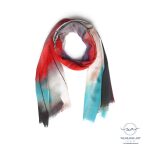 Urban Abstract Painting Cotton Modal Scarf